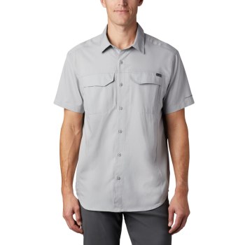 Columbia Overhemd Heren, Silver Ridge Lite Short Sleeve Grijs, 59FRZXPVJ